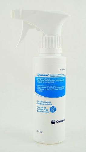 EA/1 SPROAM NO RINSE CLEANSER, 175ML SPRAY BOTTLE - Save On Medical