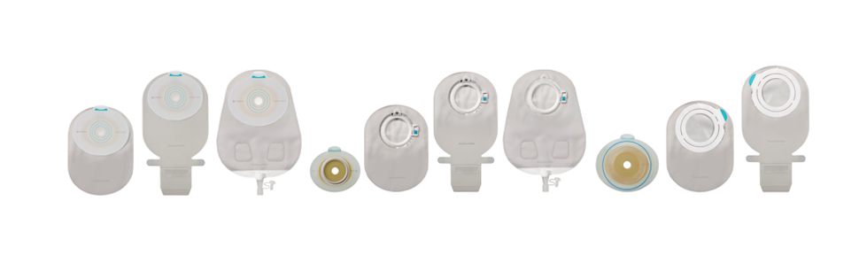 BX/30 SENSURA? MIO 2 PC CLICK POUCH, MIDI, CLOSED, FLANGE SIZE 50MM - Save On Medical
