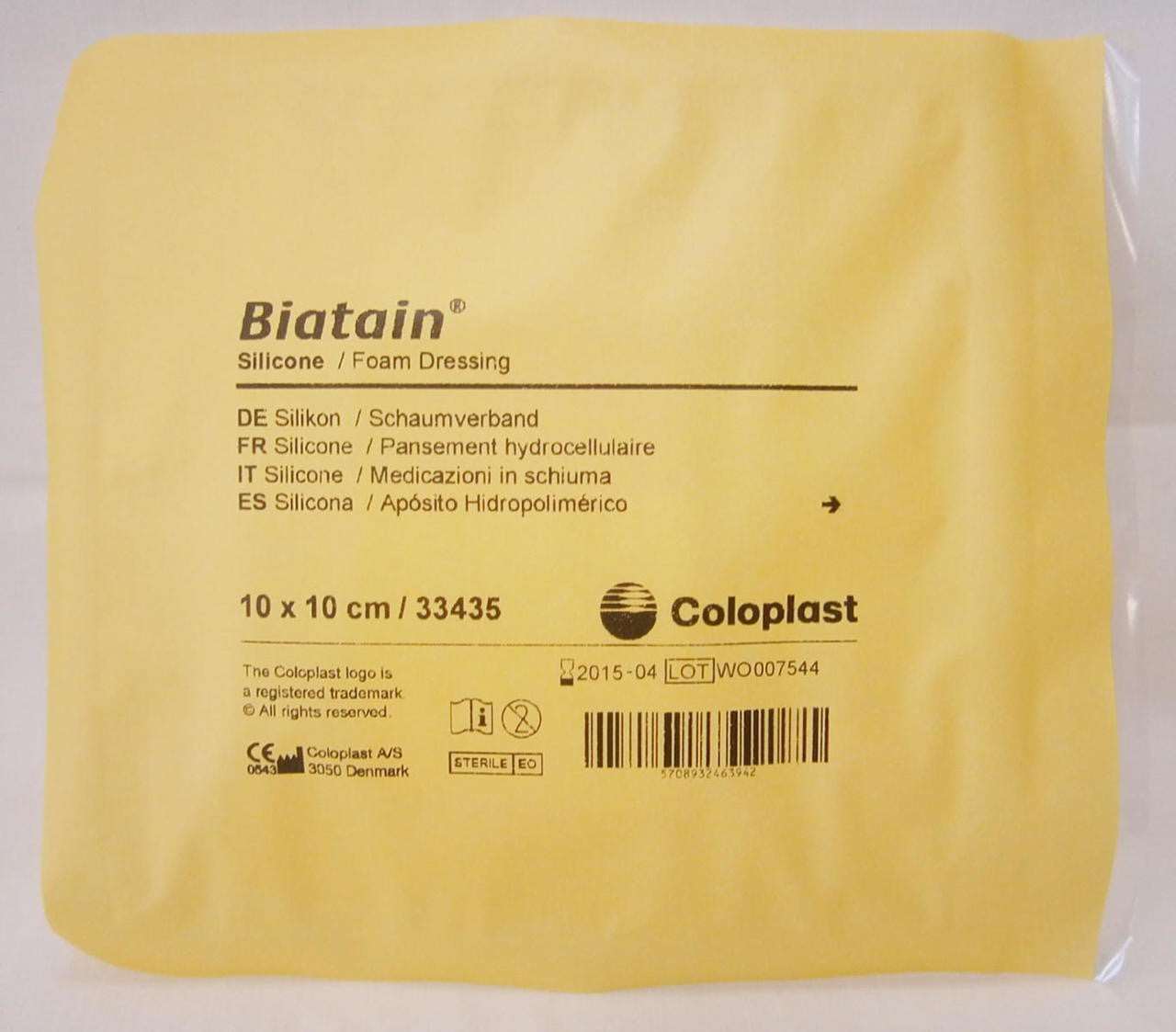 BX/10 BIATAIN SILICONE FOAM DRESSING, 4IN X 4IN (10CM X 10CM) - Save On Medical