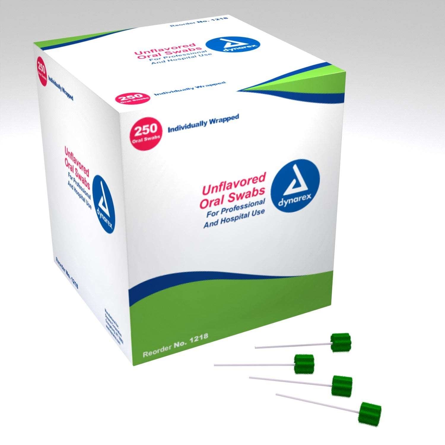BX/250 ORAL SWABSTICKS, UNFLAVOURED, INDIVIDUALLY WRAPPED - Save On Medical