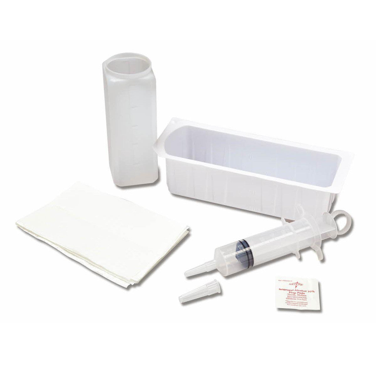 EA/1 IRRIGATION TRAY W/ PISTON SYRINGE - Save On Medical