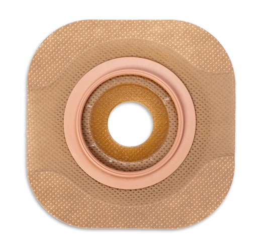 BX/5 NEW IMAGE CERAPLUS FLAT SKIN BARRIER, WITH REMOIS TECHNOLOGY, TAPE BORDER, FLANGE SIZE 1 3/4" (44MM) PRE-CUT 1 1/4" (32MM) - Save On Medical