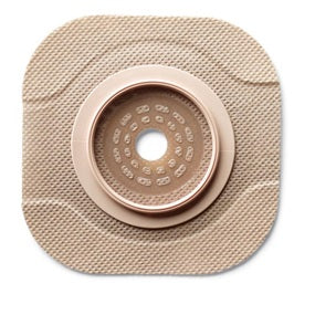 BX/5 NEW IMAGE 2-PIECE CERAPLUS POUCH CUT-TO-FIT 2 3/4" FLAT SKIN BARRIER W/ TAPE BORDER <2 1/4" STOMA - Save On Medical