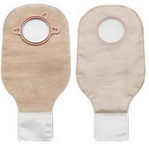 BX/10 NEW IMAGE CLAMP CLOSURE 12" DRAINABLE POUCH CLEAR 4" FLANGE - Save On Medical