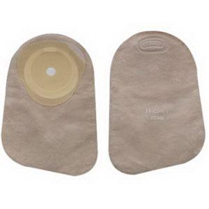 BX/30 PREMIER ONE-PIECE FLAT SKIN BARRIER 9" CLOSED POUCH BEIGE SOFTFLEX,WITH FILTER CUT-TO-FIT 2-1/8" - Save On Medical