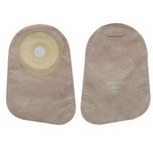 BX/30 PREMIER ONE-PIECE FLAT SKIN BARRIER 9" CLOSED POUCH BEIGE SOFTFLEX,WITH FILTER PRE-CUT 1-3/16" - Save On Medical