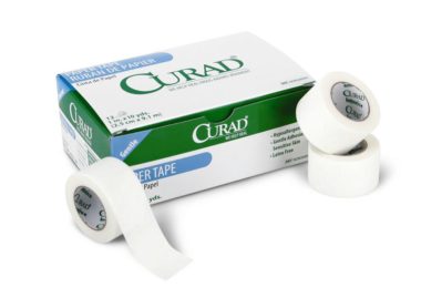 BX/12 CURAD PAPER SURGICAL TAPE, 1" X 10YDS