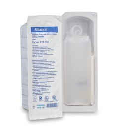 EA/1 ALLIANCE 60CC PISTON IRRIGATION TRAY W/ 500CC GRADUATED CONTAINER, STERILE - Save On Medical