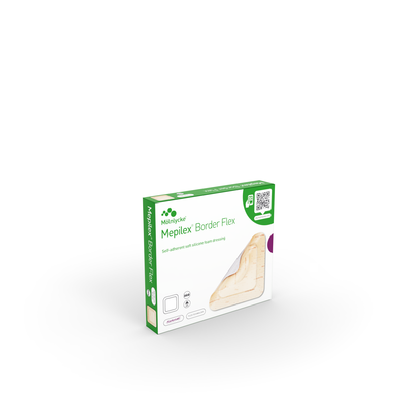 BX/10 MEPILEX BORDER FLEX 7.5 X 7.5CM (3X3") - Save On Medical