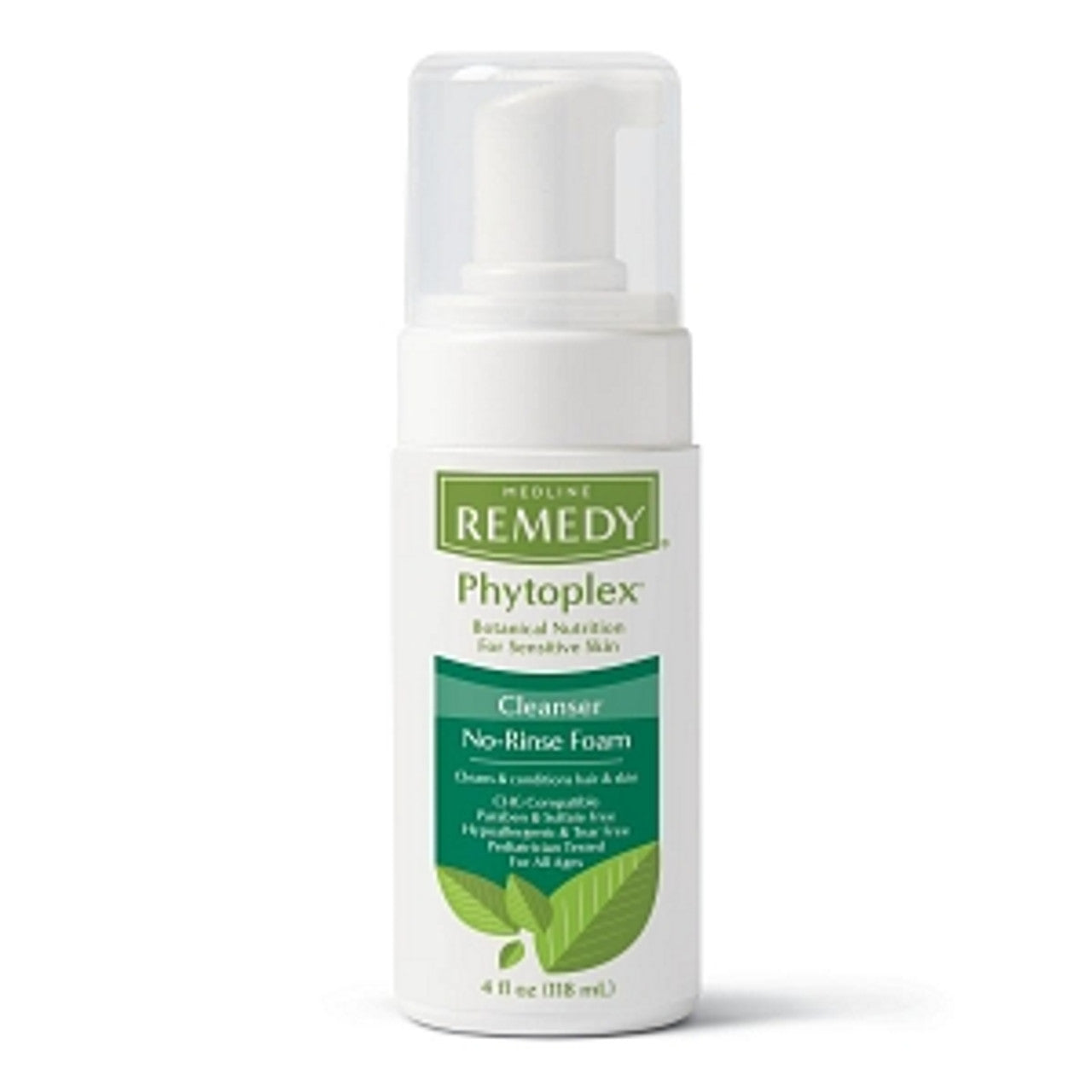 Remedy Phytoplex Hydrating No-Rinse Bedside Foaming Hair & Skin Cleanser, Unscented, 118 mL 24/cs MSC092104UN SC - Save On Medical