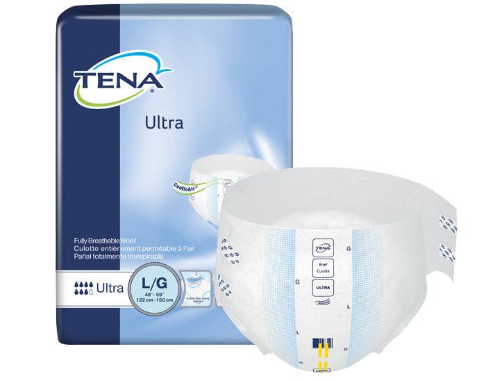 CS/2PKG (40/PKG)  TENA ULTRA BRIEF, LARGE SIZE 48IN-59IN, BLUE - Save On Medical