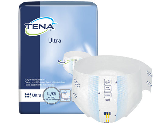 CS/2PKG (40/PKG)  TENA ULTRA BRIEF, LARGE SIZE 48IN-59IN, BLUE - Save On Medical