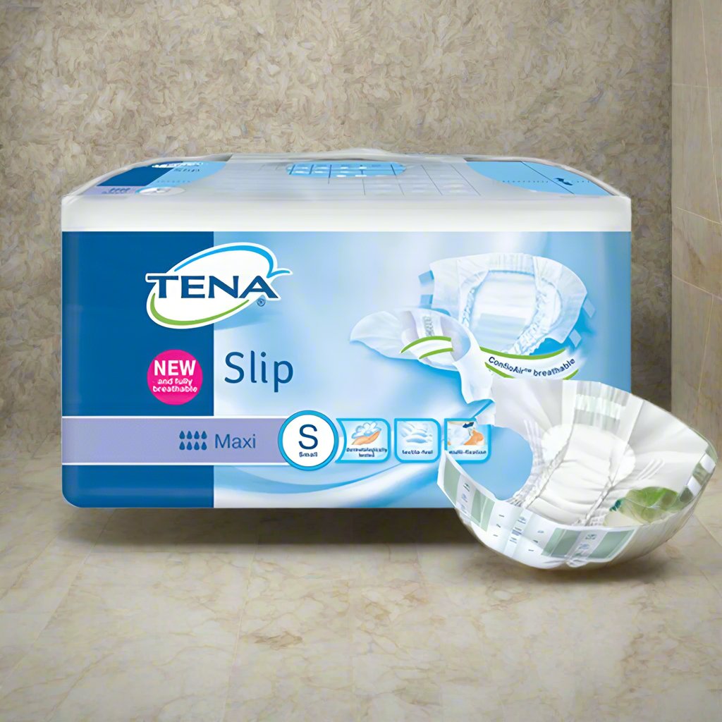 CS/3PKG (24/PKG)  TENA SLIP 1-PIECE BRIEF, SMALL SIZE, 21IN-34IN - Save On Medical