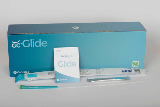 BX/30 GentleCath Glide Male Catheters, 14FR, 16"