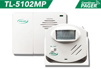 Motion Sensor and Pager (one-to-one system) - in retail packaging with batteries included - Save On Medical