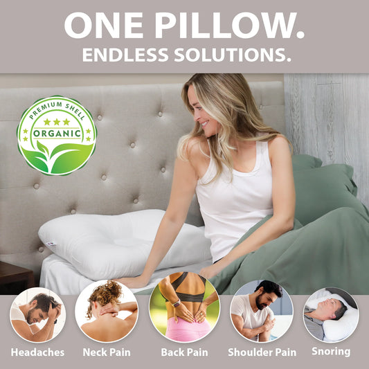 Tri-Core Natural Cervical Pillow Standard Support - NEW - Save On Medical