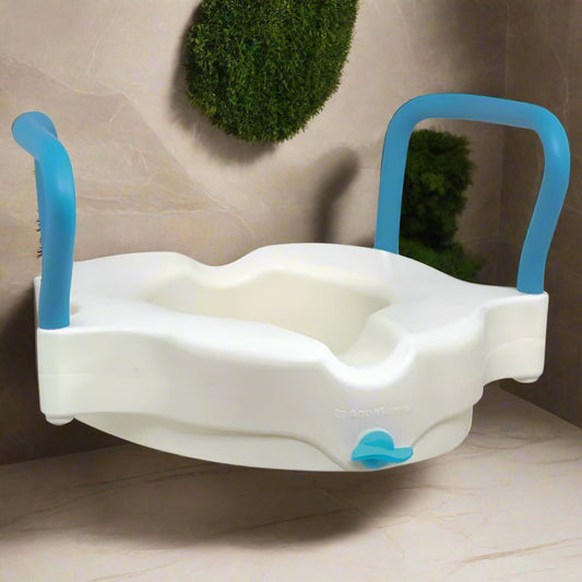AquaSense 3-in-1 Contoured Raised Toilet Seat, 2"