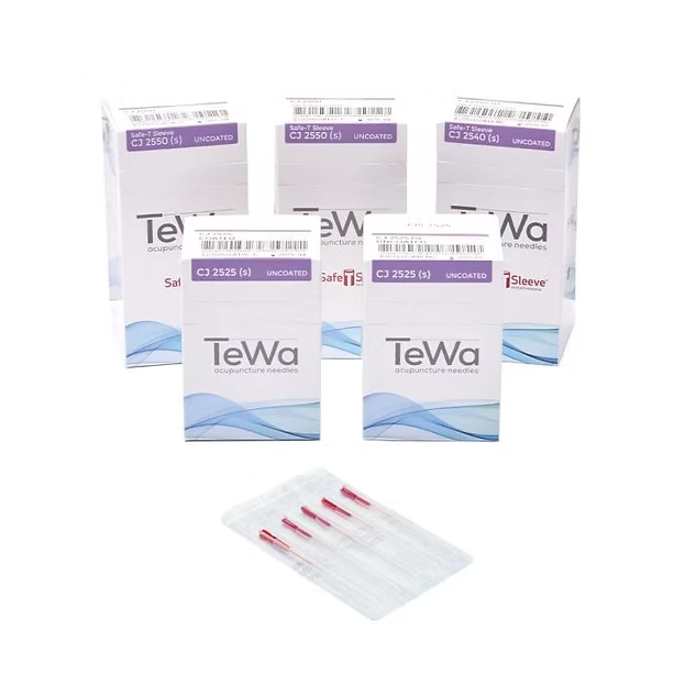 TeWa Uncoated Acupuncture Needles - 100 per box