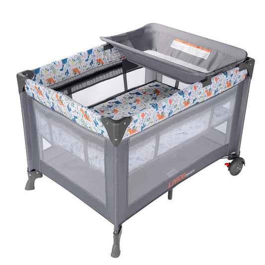 Portable Baby Playard And Changing Table, Foldable Suitable For Home, Travel