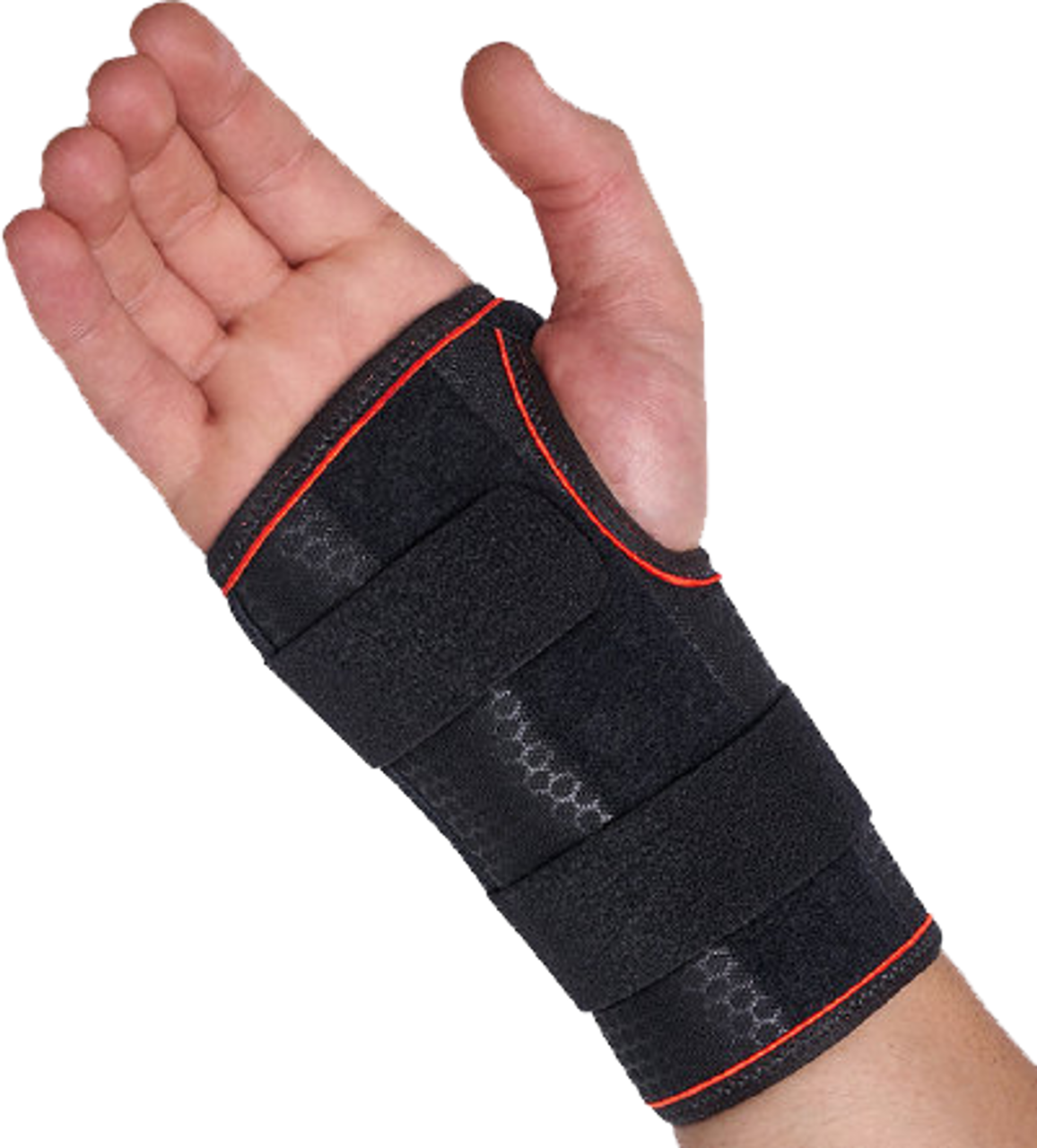 MF-D52 SEMI-RIGID RIGHT WRIST SUPPORT w/PALMER SPLINT- SHORT - Save On Medical