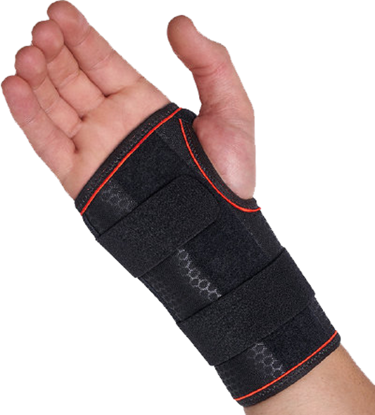 MF-D52 SEMI-RIGID RIGHT WRIST SUPPORT w/PALMER SPLINT- SHORT - Save On Medical