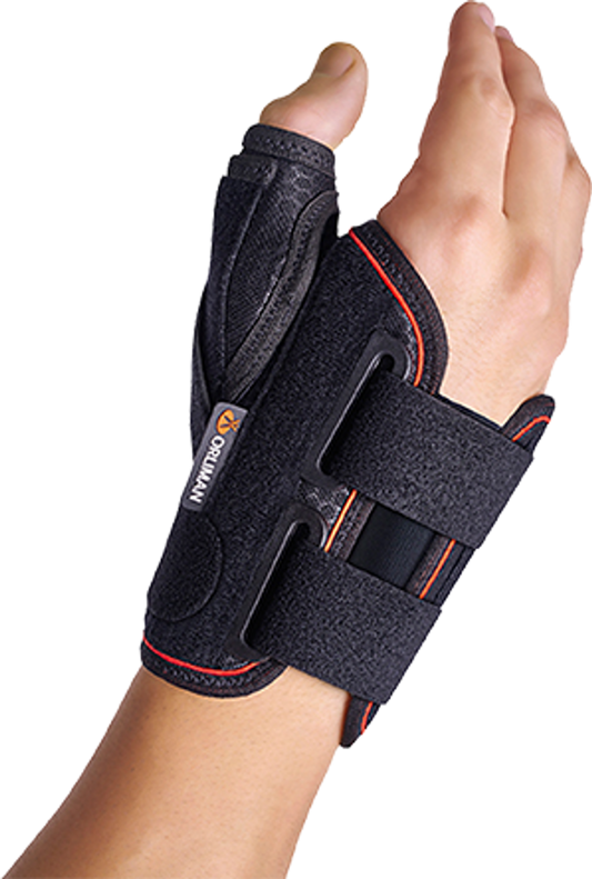 MP-I72 SEMI-RIGID LEFT WRIST SUPPORT w/THUMB SPLINT- SHORT LG/3, MP-I72 LG - Save On Medical