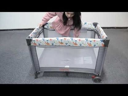 Portable Baby Playard And Changing Table, Foldable Suitable For Home, Travel
