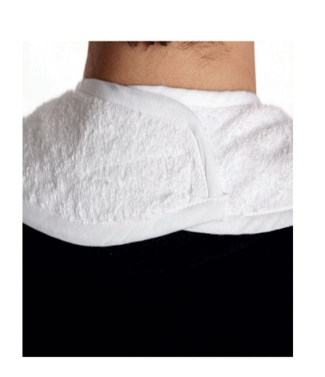 Terry Cloth Bib w/ Velcro (white): MHBV-WH - Save On Medical