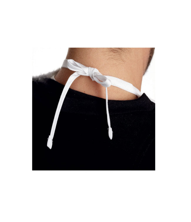 Terry Cloth Bib w/ snaps (white): MHBS-WH - Save On Medical
