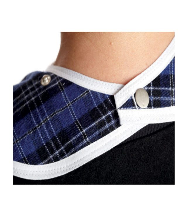 Cotton Bib w/ snaps (printed): MHBS-PR - Save On Medical