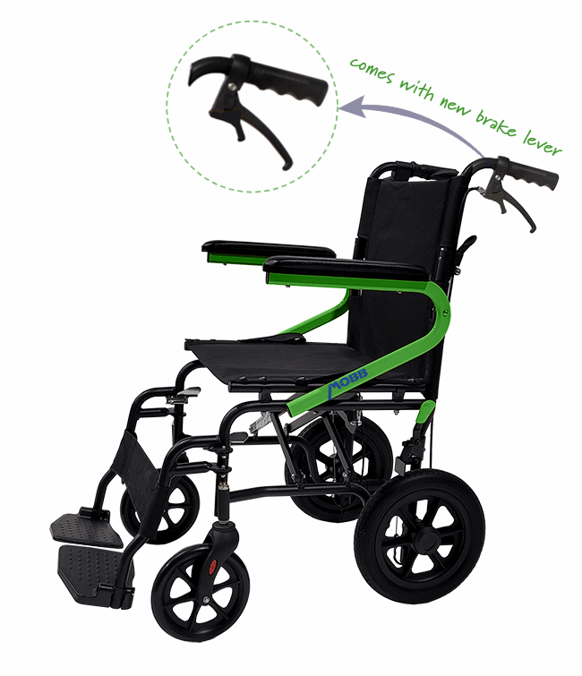 12" Wheel Transport Chair