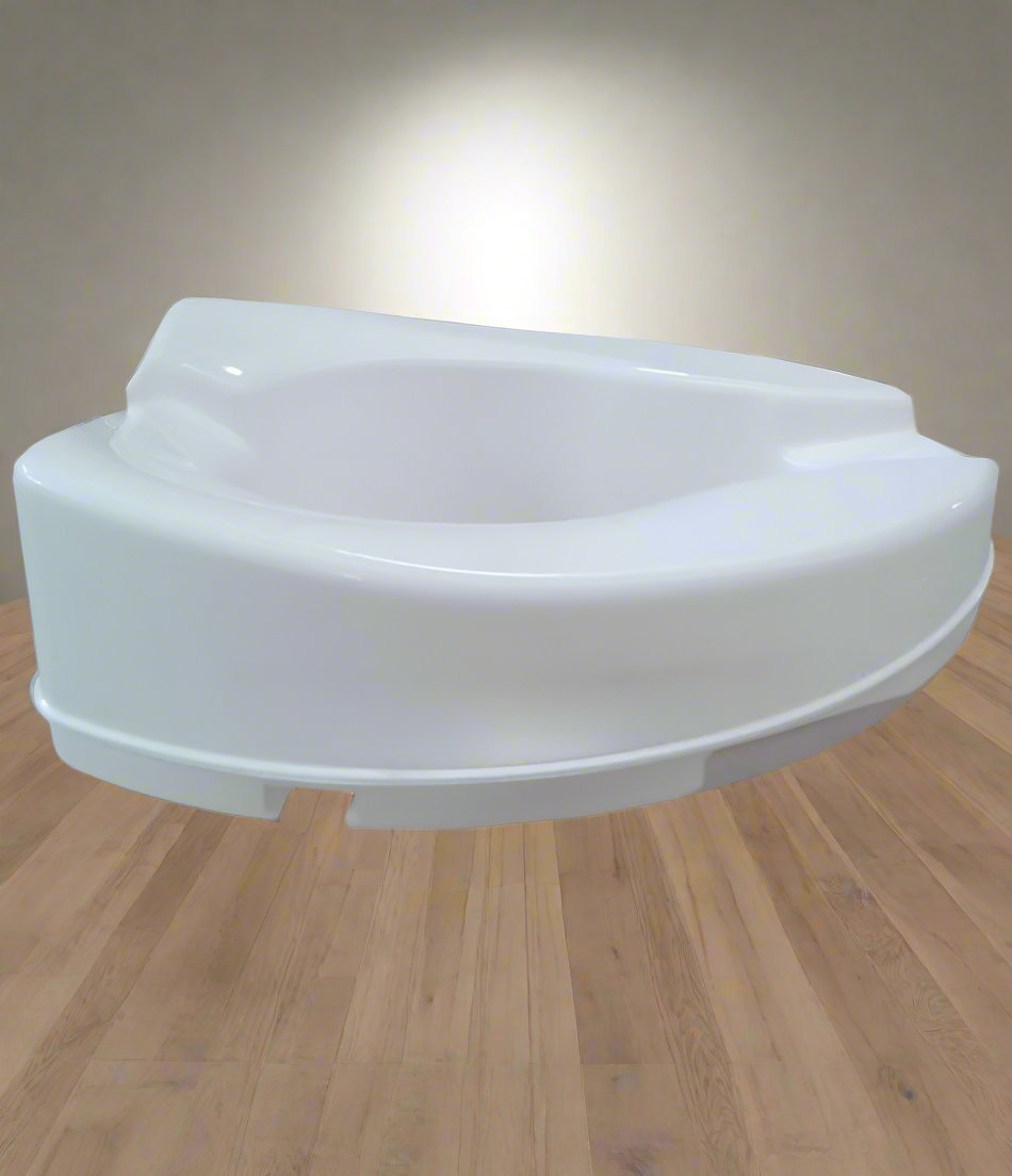 2" Raised Toilet Seat: MHRTSD2