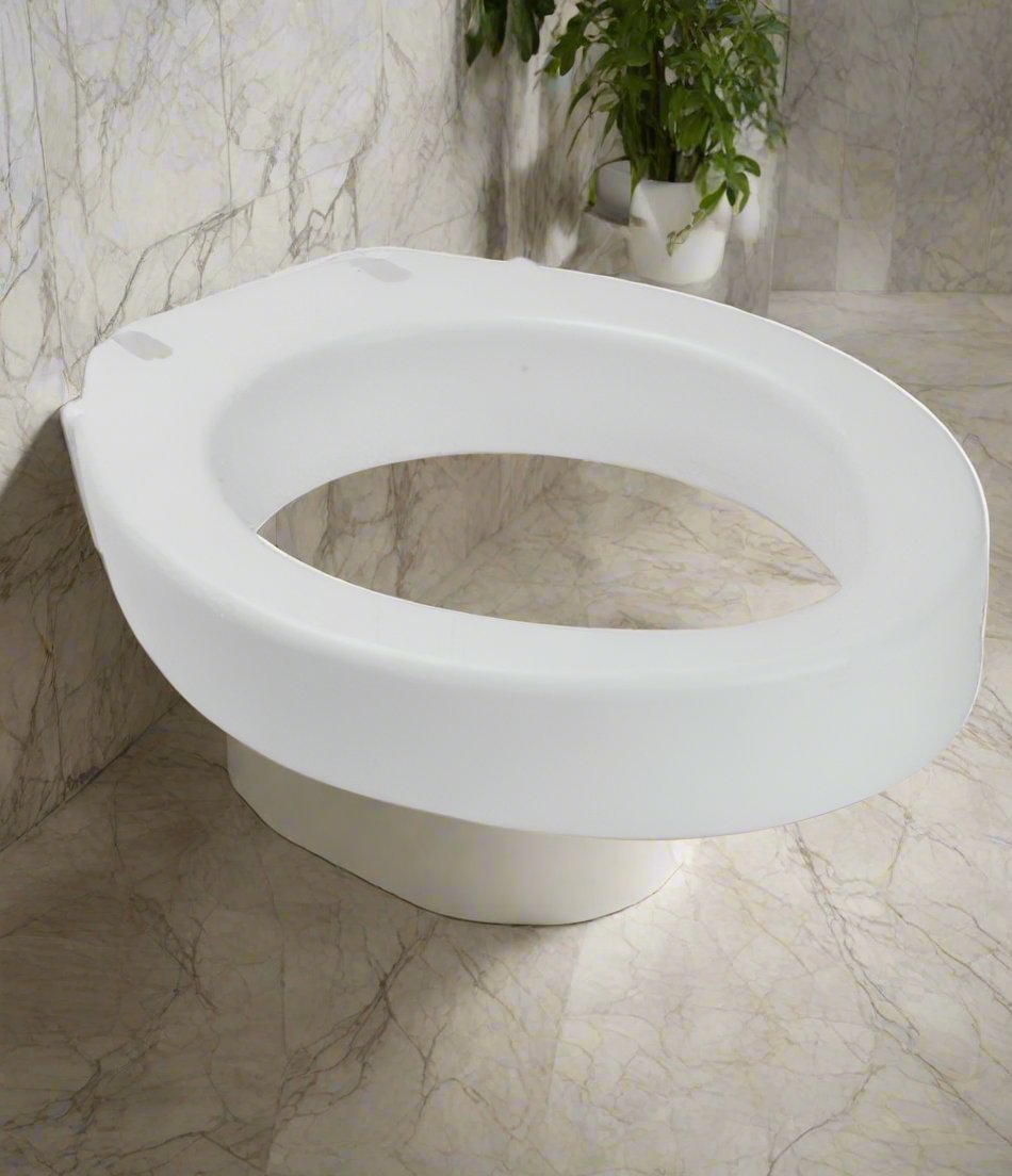 Elongated 3.5" Raised Toilet Seat: MHERTS - Save On Medical
