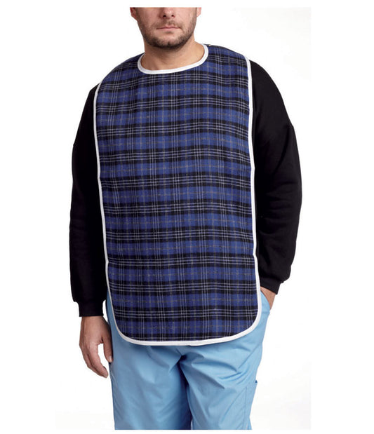 Cotton Bib w/ snaps (printed): MHBS-PR - Save On Medical
