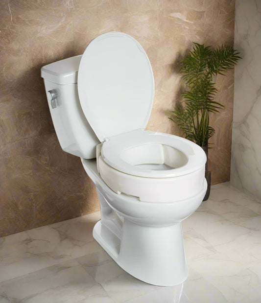 2" Hinged Raised Toilet Seat Regular/Elongated