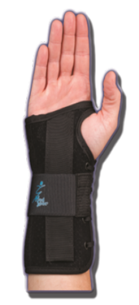 WRIST LACER 8" SUEDE BLACK - Right UNIVERSAL, 223491 - Save On Medical