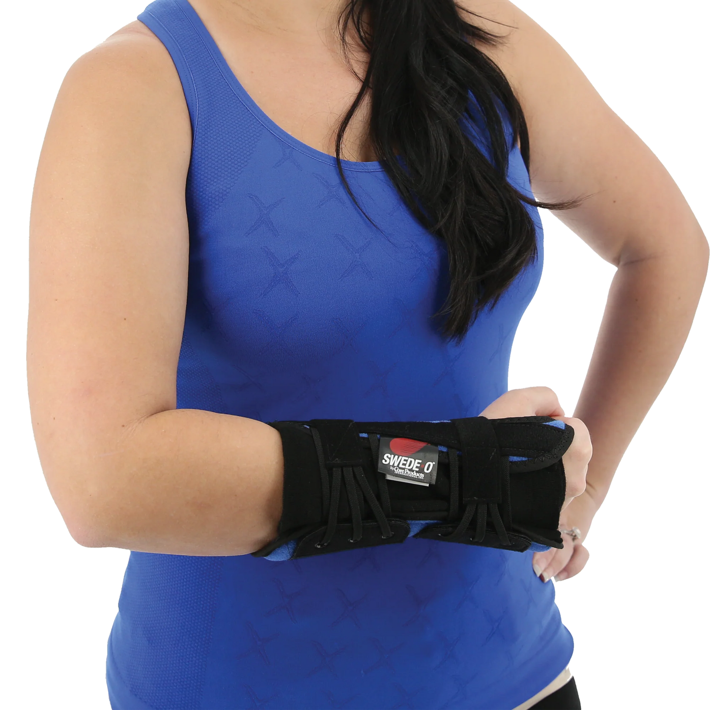 Swede-O Powerwrap Wrist Brace Left Blue (OSFM)